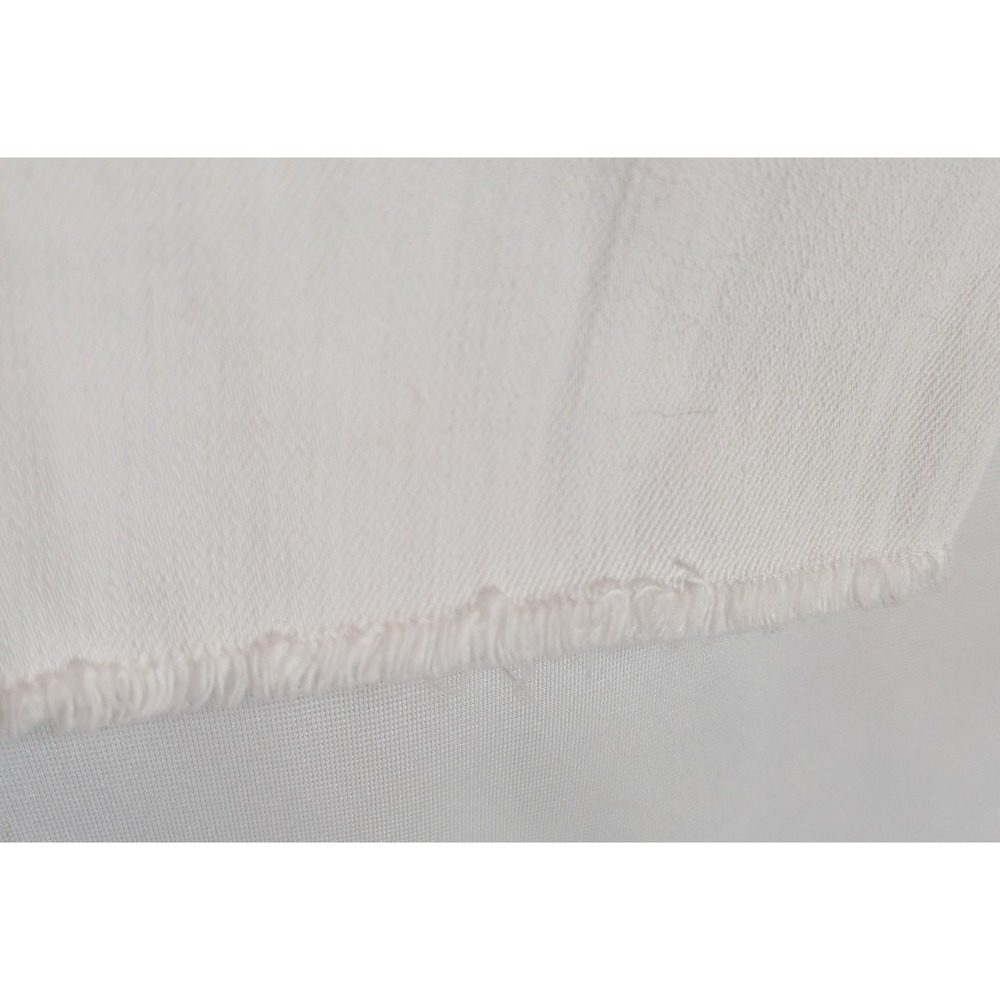 7 For All Mankind Womens High Waist Straight Leg White Jeans Raw Hem 23 NEW - Picture 6 of 7